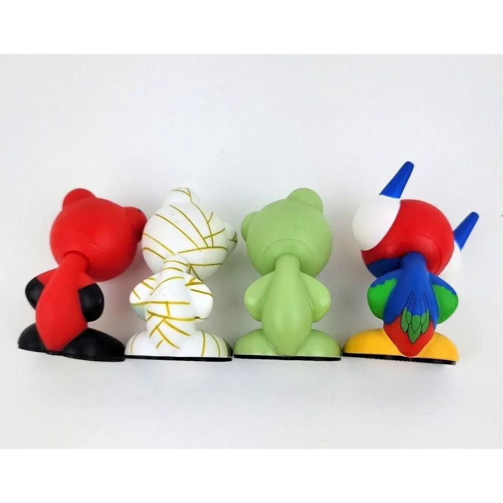 Lot Of 4 U.B. Funkeys Radical Vinyl Figures 3 Inch Computer Game Toys